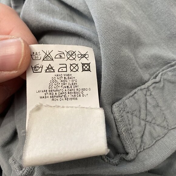 Chloe Blue Top Pintuck Lace Victorian Size 6 - Picture 9 of 9